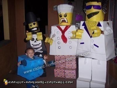 Costumi di carnevale per famiglie Lego